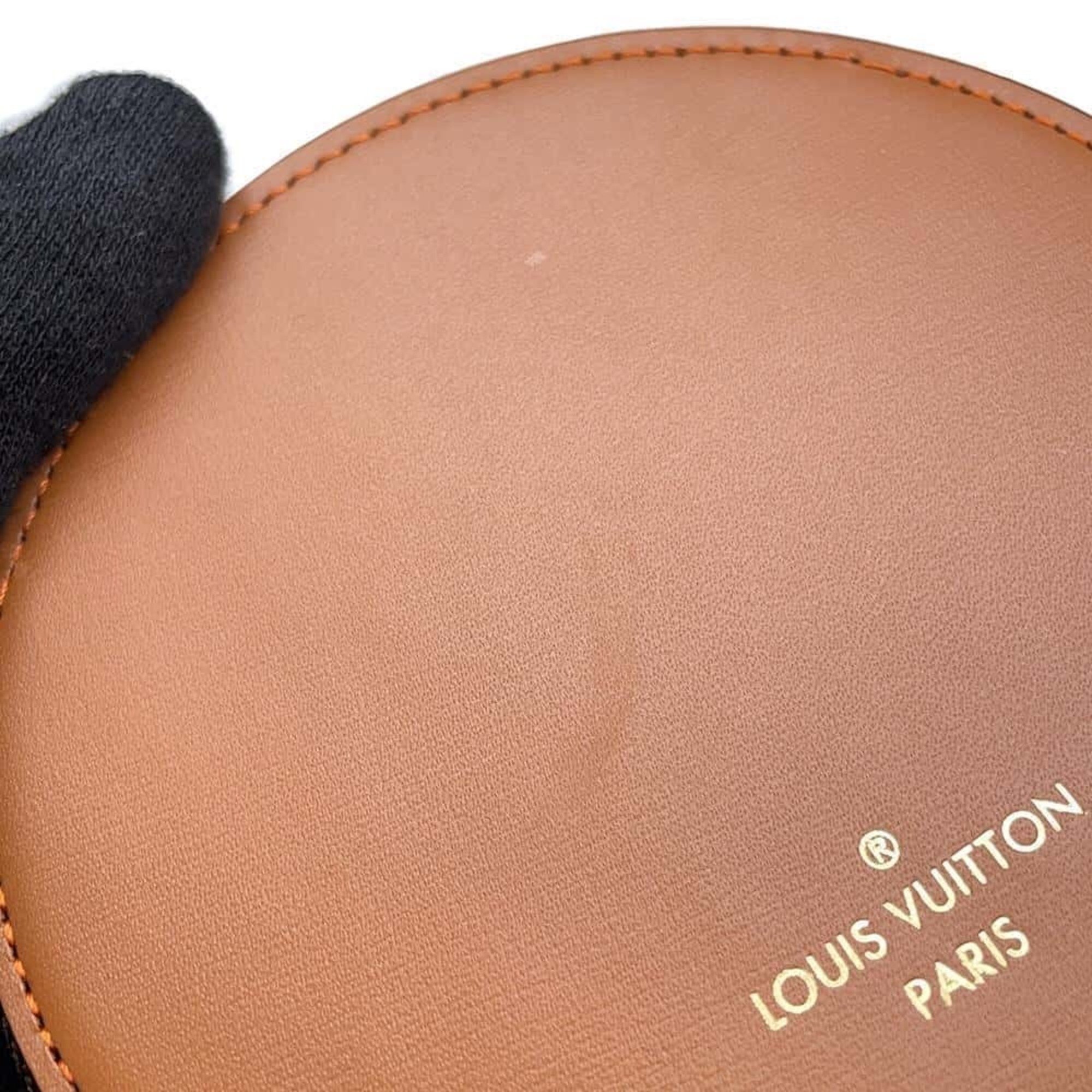 Louis Vuitton Wallet/Coin Case Monogram Catgram Micro Boite Chapeau M63886 LOUIS VITTON Coin Purse Chain Cat