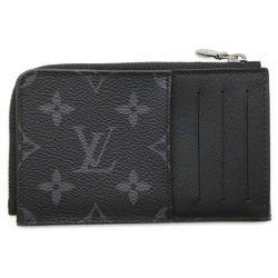 Louis Vuitton Bi-fold Wallet Monogram Eclipse Taiga Hybrid M81568 Black