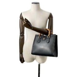 Gucci Tote Bag Diana Small Bamboo Handle 660195 GUCCI 2way Shoulder Black