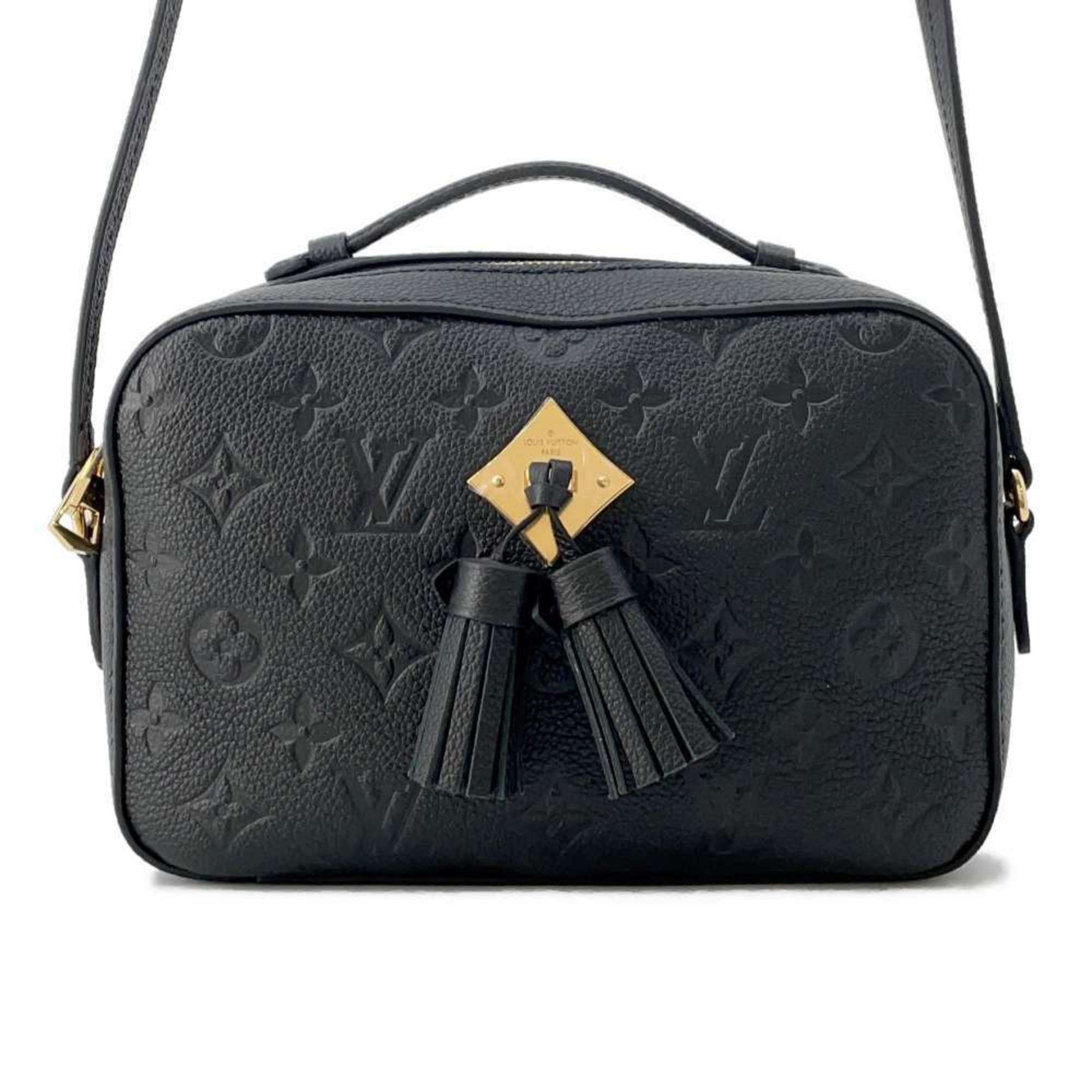 Louis Vuitton Shoulder Bag Monogram Empreinte Saintonge M44593 LOUIS VUITTON Tassel Black