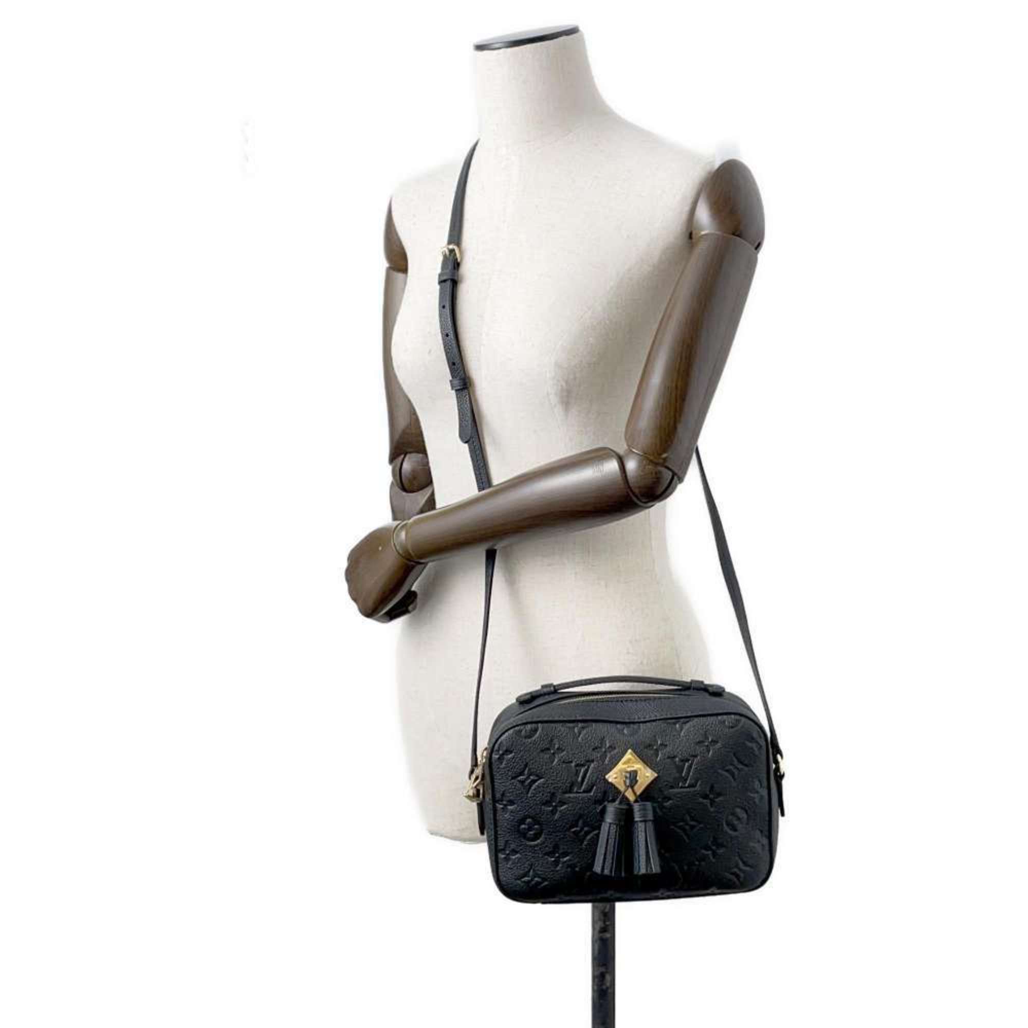 Louis Vuitton Shoulder Bag Monogram Empreinte Saintonge M44593 LOUIS VUITTON Tassel Black