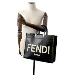 Fendi Tote Bag Sunshine Medium 8BH386 FENDI 2way Shoulder Black