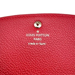 Louis Vuitton Long Wallet Portefeuille Emily M68327 LOUIS VUITTON Flower Motif Charm