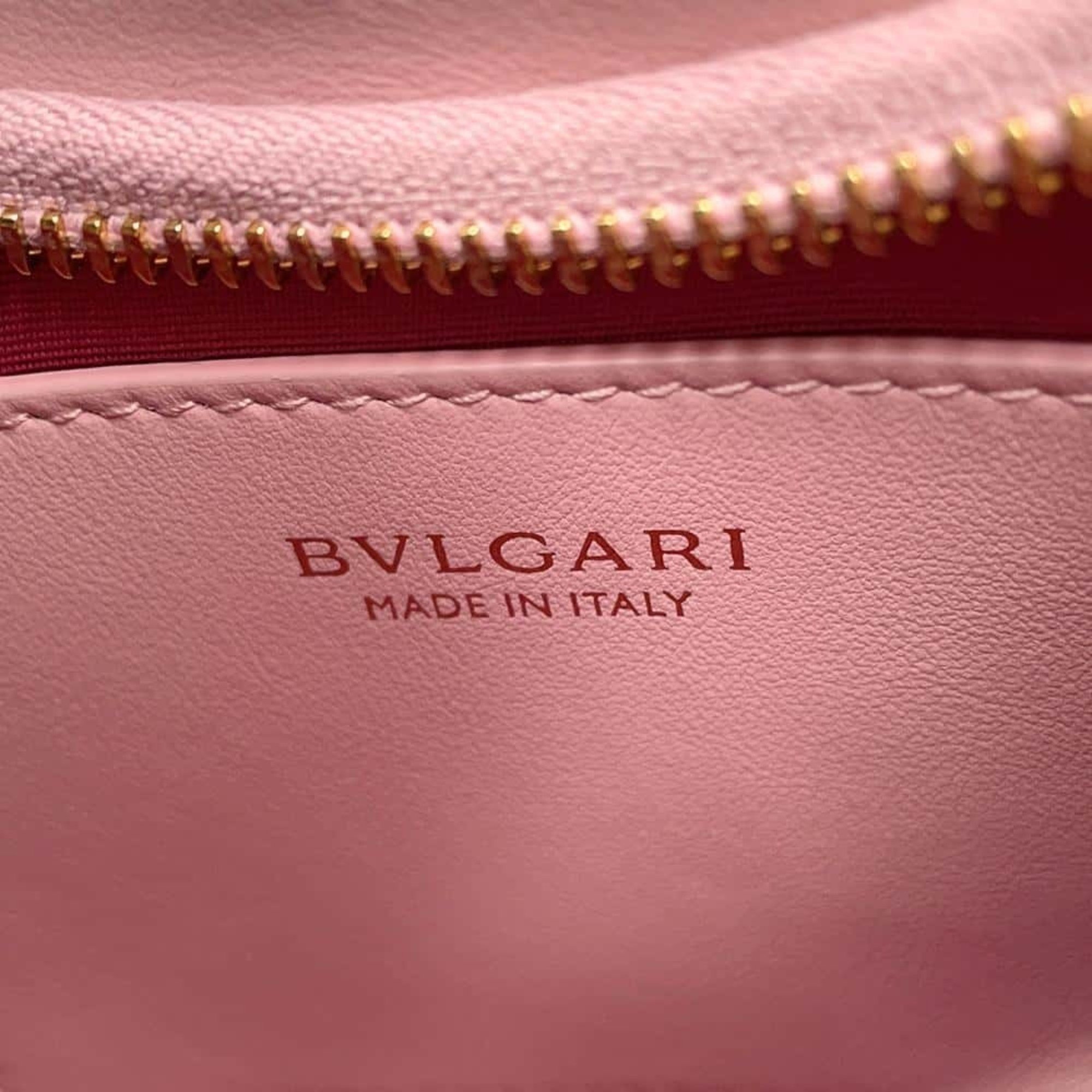 BVLGARI Shoulder Bag Serpenti Ellipse Small Crossbody Calf Leather 292648 2way Handbag