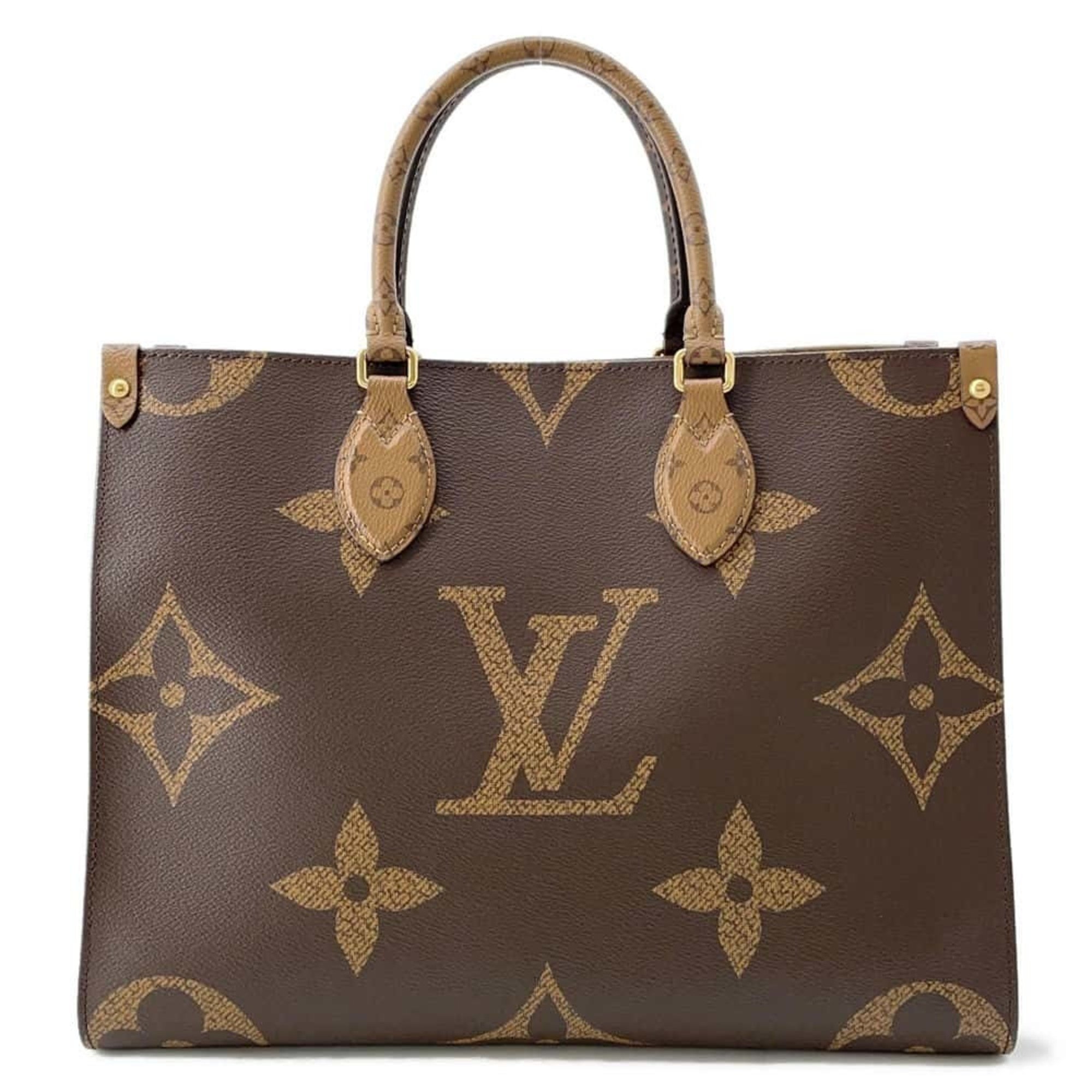 Louis Vuitton Tote Bag Monogram Reverse Giant On-the-Go MM M45321 LOUIS VUITTON Handbag