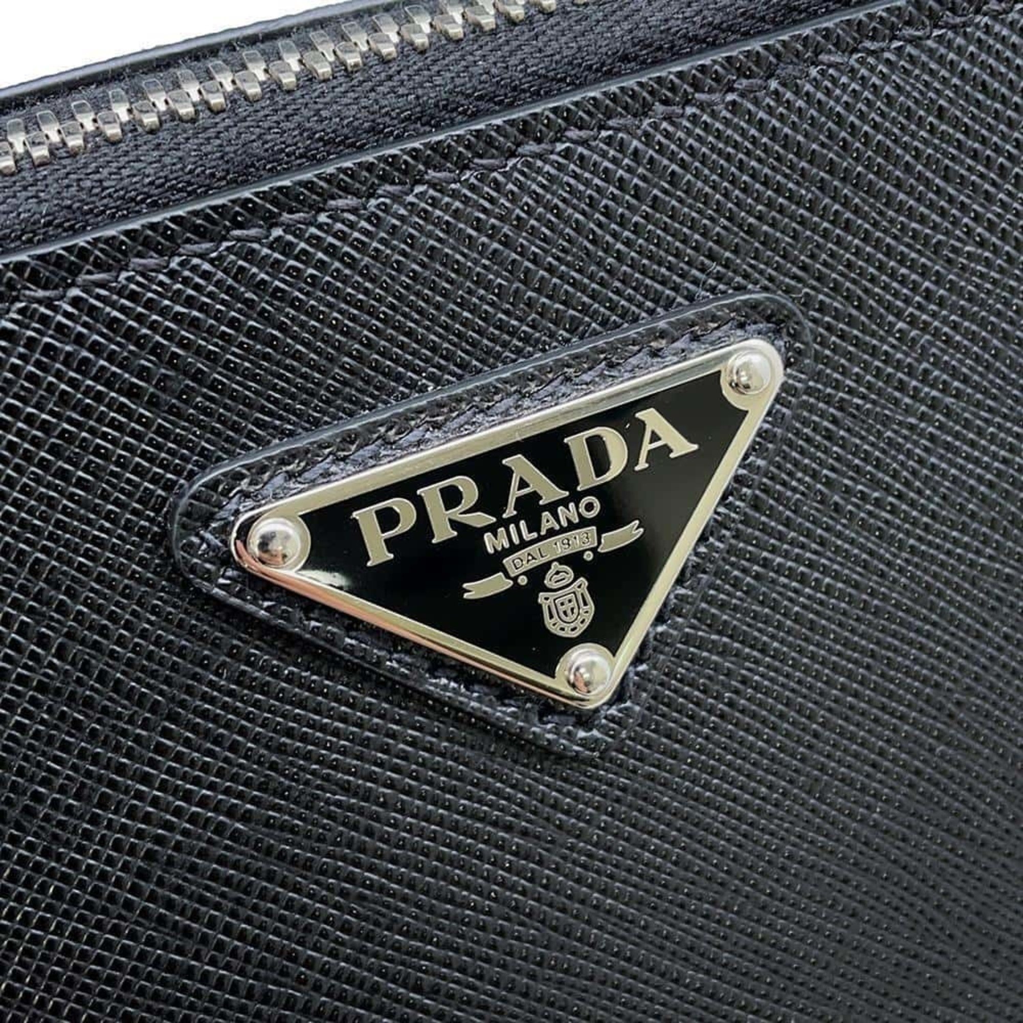 Prada Shoulder Bag Saffiano Leather 2VH069 PRADA 2way Handbag Black