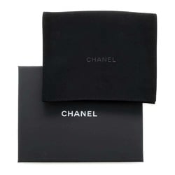 Chanel Wallet/Coin Case Matelasse Coco Mark Soft Caviar Skin AP3179 Fragment Business Card Holder/Card Black