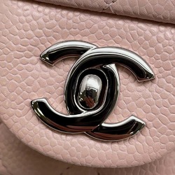 Chanel Chain Shoulder Bag Matelasse Coco Mark Caviar Skin A35200 CHANEL