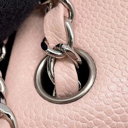 Chanel Chain Shoulder Bag Matelasse Coco Mark Caviar Skin A35200 CHANEL