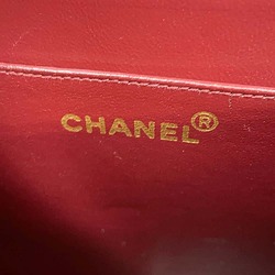 Chanel Chain Shoulder Bag Coco Mark Deca Matelasse Single Flap Lambskin CHANEL Black