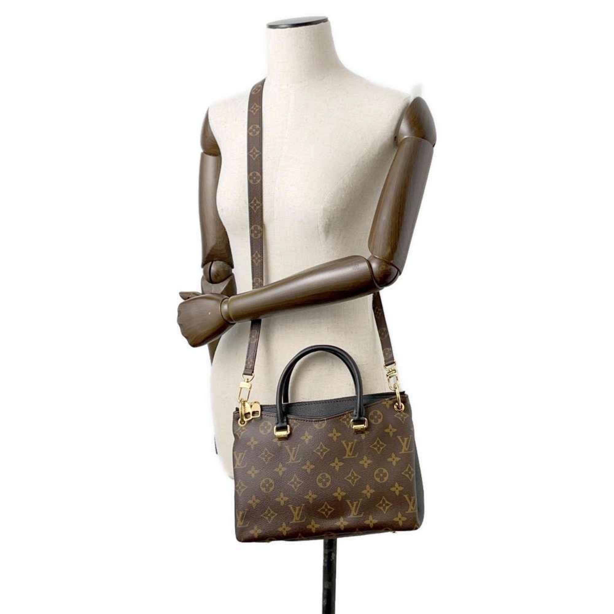 Louis Vuitton Handbag Monogram Pallas BB M42960 LOUIS VUITTON 2way Shoulder Bag Black