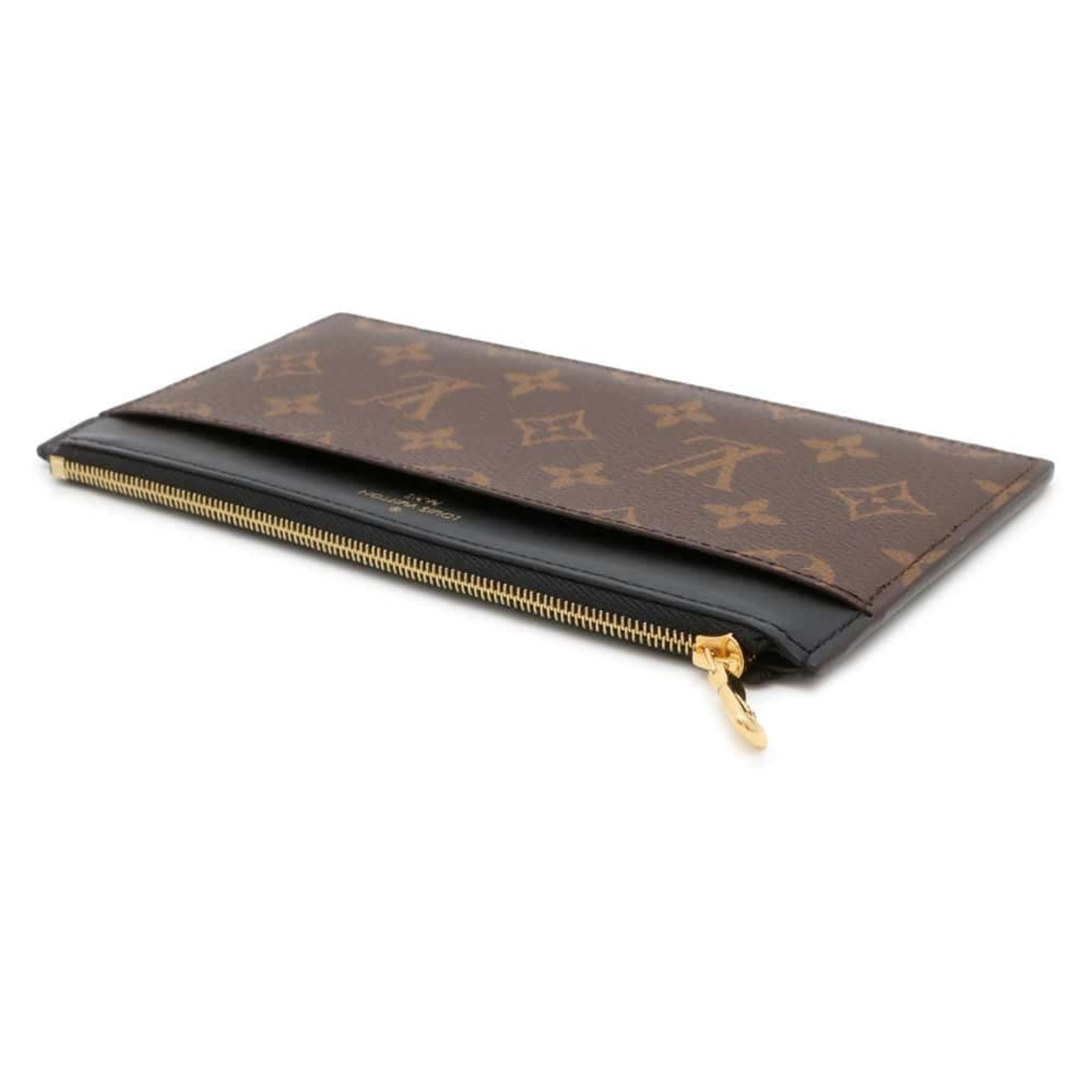 Louis Vuitton Business Card Holder/Card Case Monogram Purse M80348 M80390 Wallet Pass Black