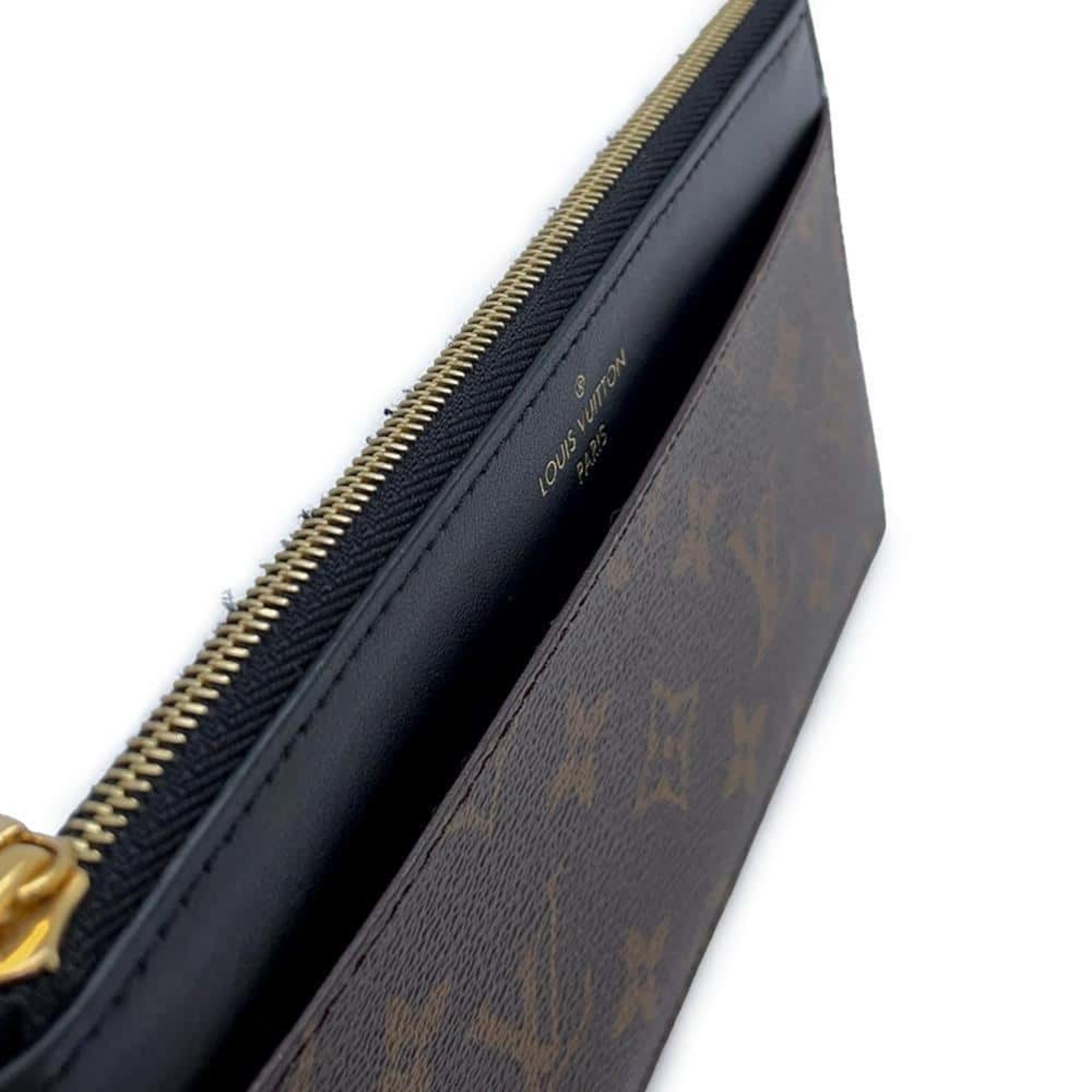 Louis Vuitton Business Card Holder/Card Case Monogram Purse M80348 M80390 Wallet Pass Black