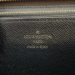 Louis Vuitton Long Wallet Monogram Giant Reverse Zippy M69353 Black Round