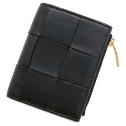 Bottega Veneta Bi-fold Wallet Intrecciato Leather 706010 BOTTEGA VENETA Black