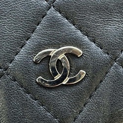 Chanel clutch bag, matelasse, coco mark, A69391, CHANEL black