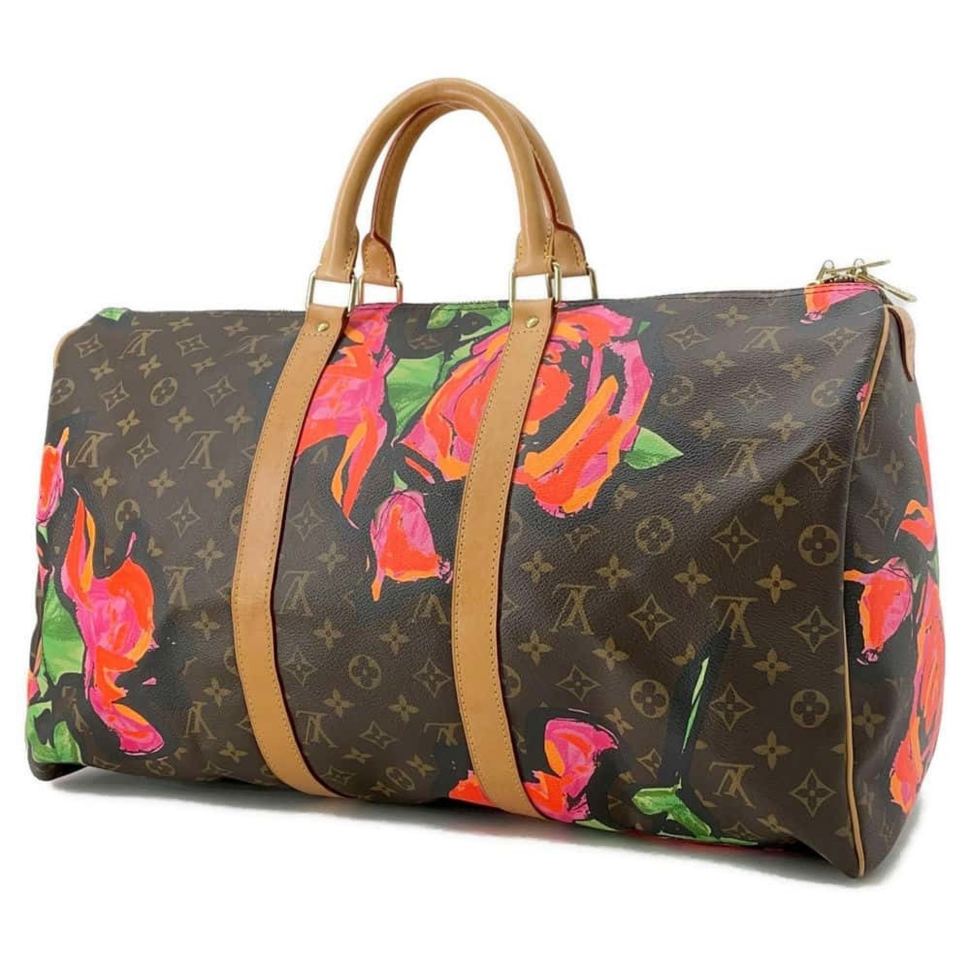 Louis Vuitton Boston Bag Monogram Rose Keepall 50 M48605