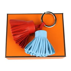 HERMES Hermes Carmen Unodos Keychain - Anjou Miro Rose Jaipur Celeste Keyring Bag Charm