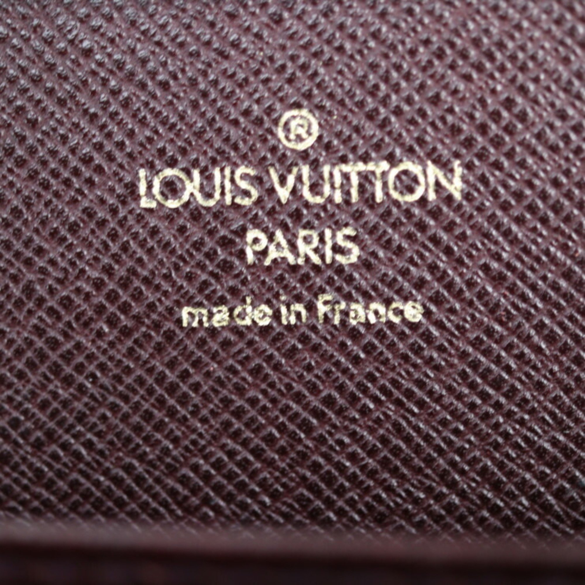 LOUIS VUITTON Louis Vuitton Baikal Second Bag M30186 Taiga Acajou Bordeaux Wristlet Clutch