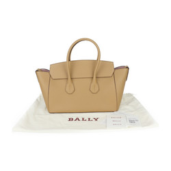 BALLY Some Medium Handbag SOMMET MD.N 253 Grained Calf Leather Camel Tote Bag