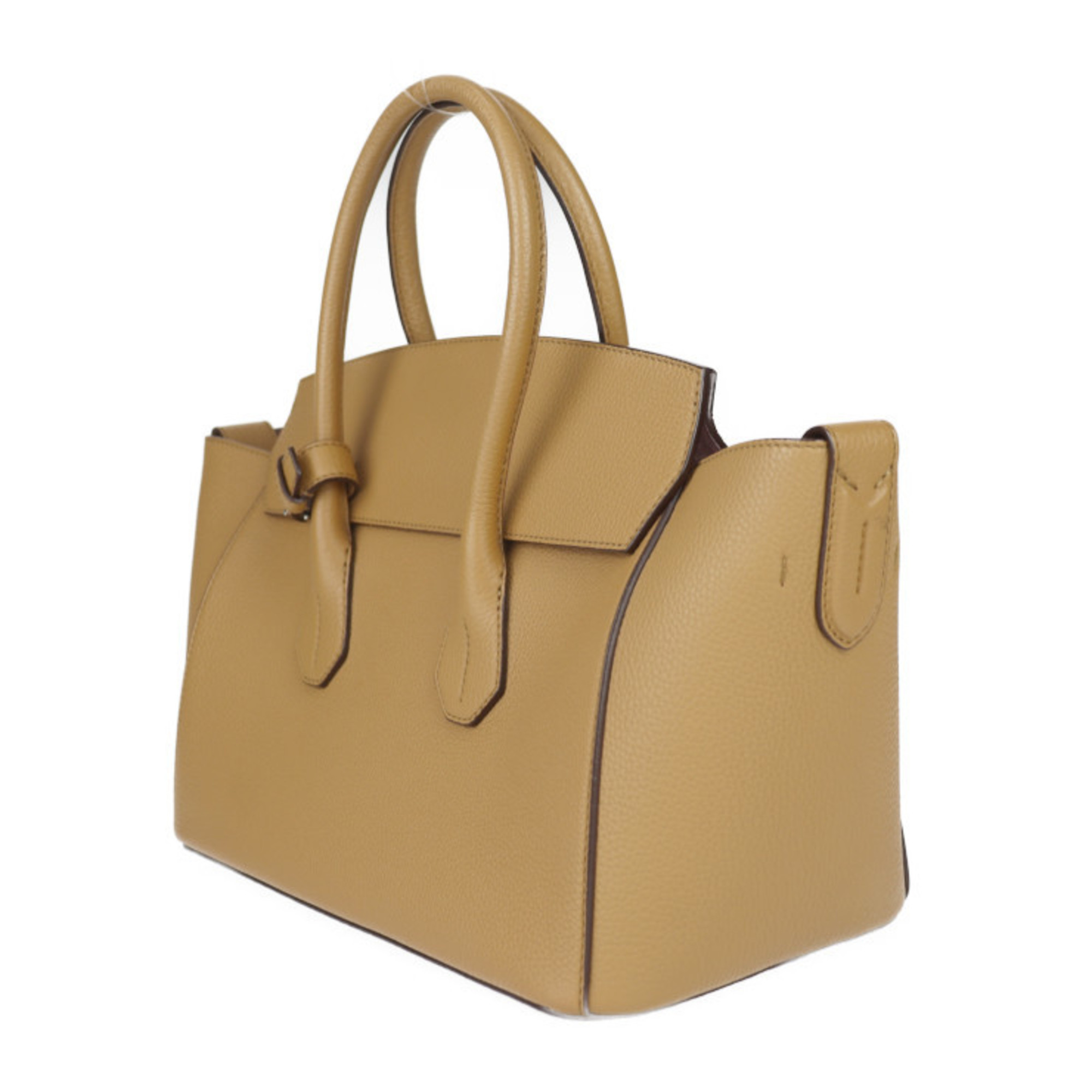 BALLY Some Medium Handbag SOMMET MD.N 253 Grained Calf Leather Camel Tote Bag