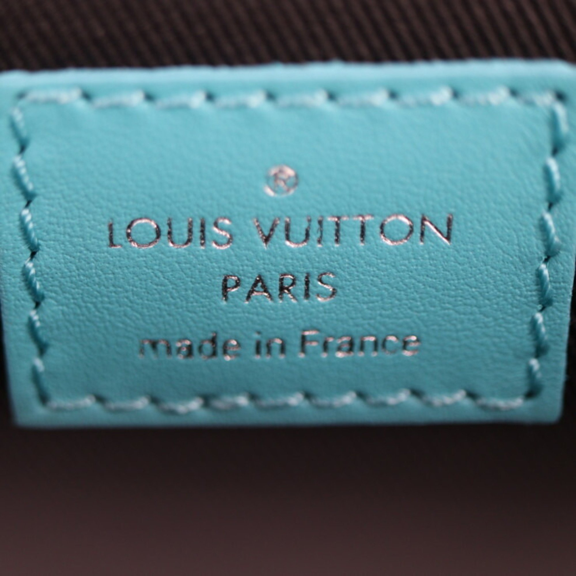 LOUIS VUITTON Louis Vuitton Steamer Wearable Wallet Monogram Eclipse Reverse Shoulder Bag M11496 Leather Gray Black Blue Pochette