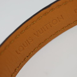 LOUIS VUITTON Louis Vuitton Bracelet Essential V M6042F Monogram Canvas Leather Brown