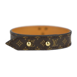 LOUIS VUITTON Louis Vuitton Bracelet Essential V M6042F Monogram Canvas Leather Brown