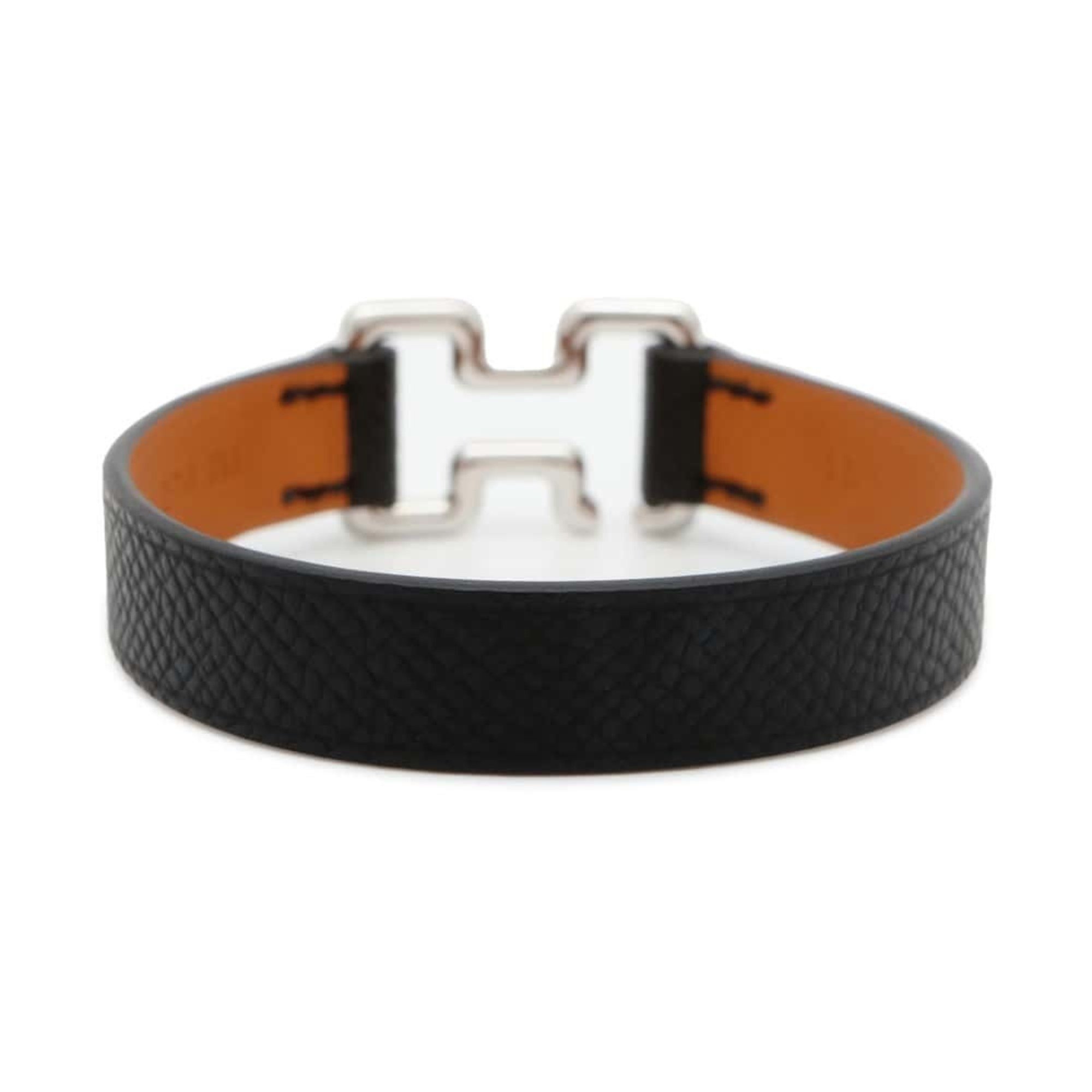 Hermes Bracelet Tonight Black Gold Epson Size T5 B Engraved Sold Item