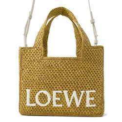 LOEWE Handbag Font Tote Raffia A685B59X01 2way Shoulder Bag