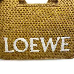 LOEWE Handbag Font Tote Raffia A685B59X01 2way Shoulder Bag