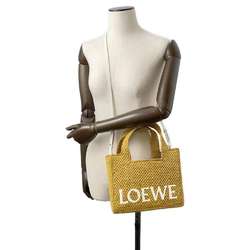 LOEWE Handbag Font Tote Raffia A685B59X01 2way Shoulder Bag