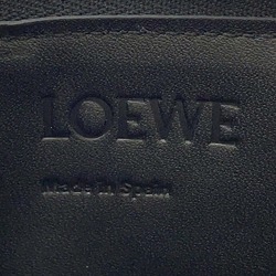 LOEWE Business Card Holder/Card Case Anagram Fragment Leather C565Z40X03 Wallet Black