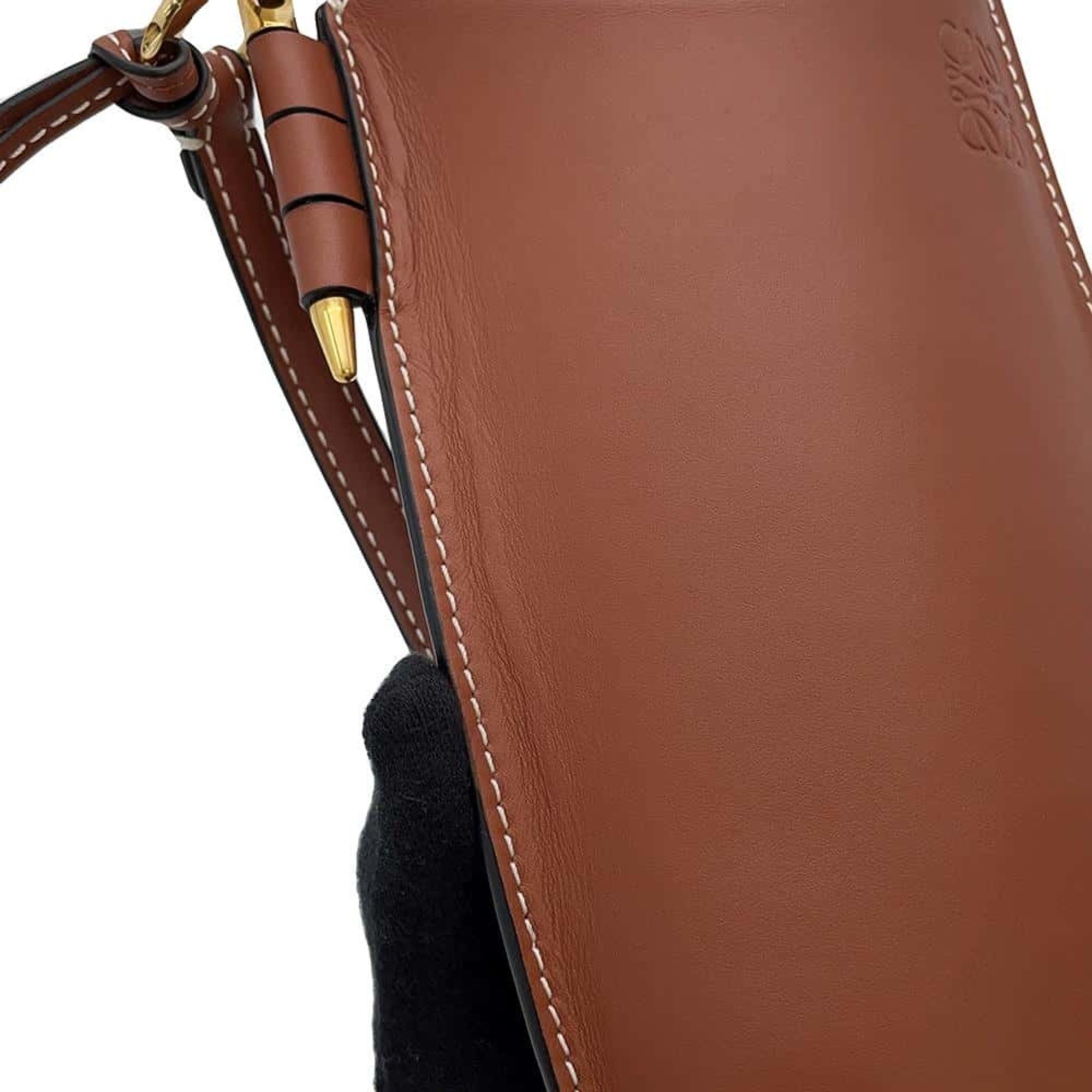 LOEWE Shoulder Bag Gate Pocket Leather C650Z42X34 Phone Case