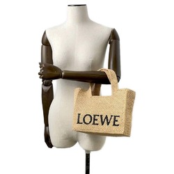 LOEWE Tote Bag Font Small Raffia A685B59X03 2way Shoulder