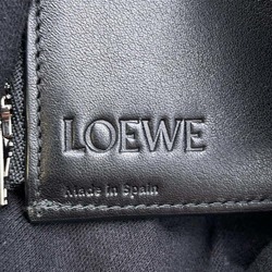 LOEWE Tri-fold Wallet Vertical Small Leather C660S86X01 Black