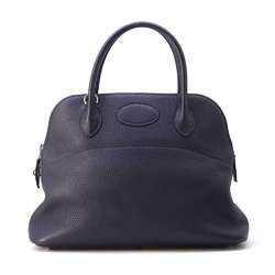 Hermes handbag Bolide 31 Blue Nuit Trio Clemence A engraved 2way shoulder bag