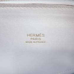 Hermes handbag Bolide 27 Blue Brume Epson Y stamp 2way shoulder