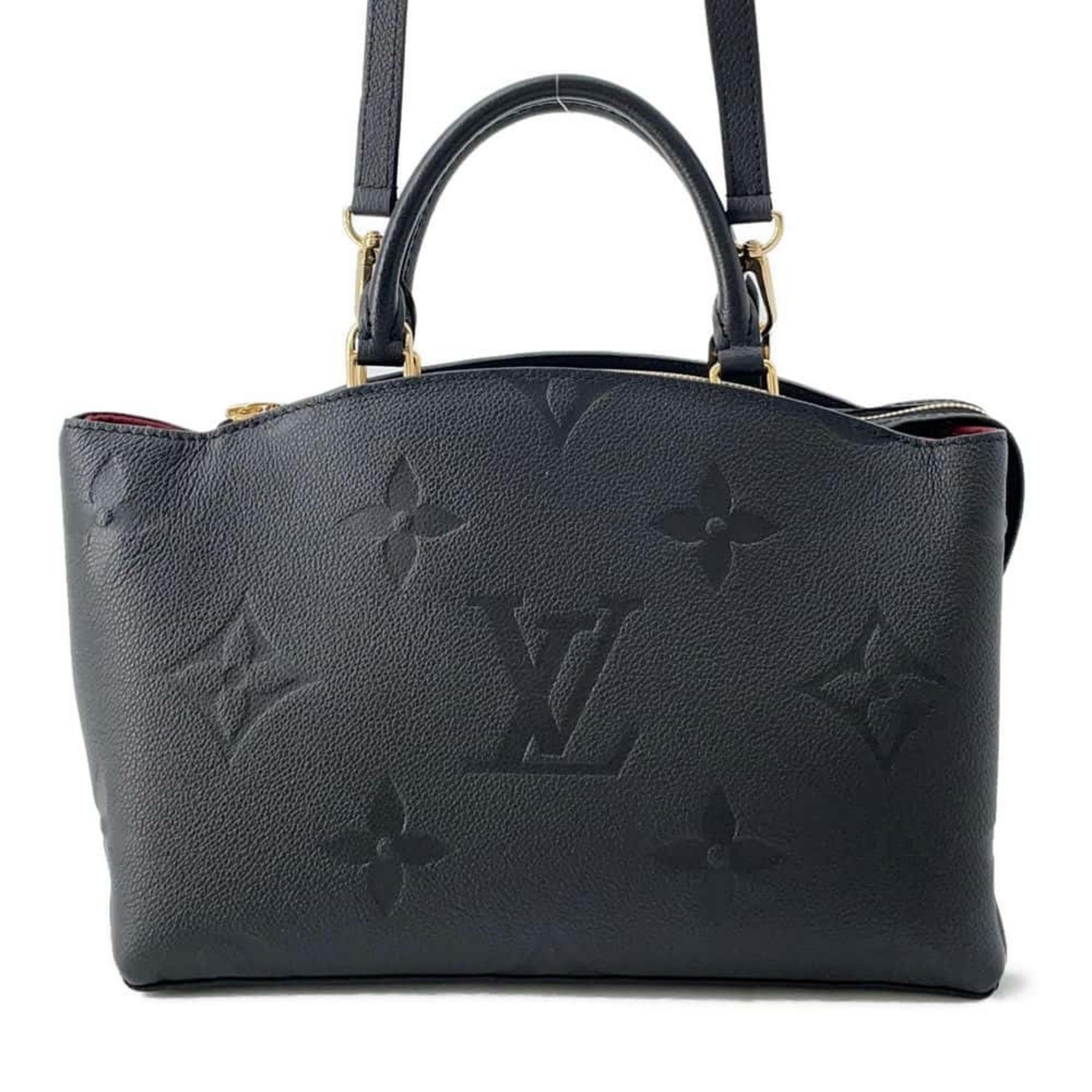 Louis Vuitton Handbag Monogram Empreinte Petit Palais PM M58916 2way Shoulder Bag Black