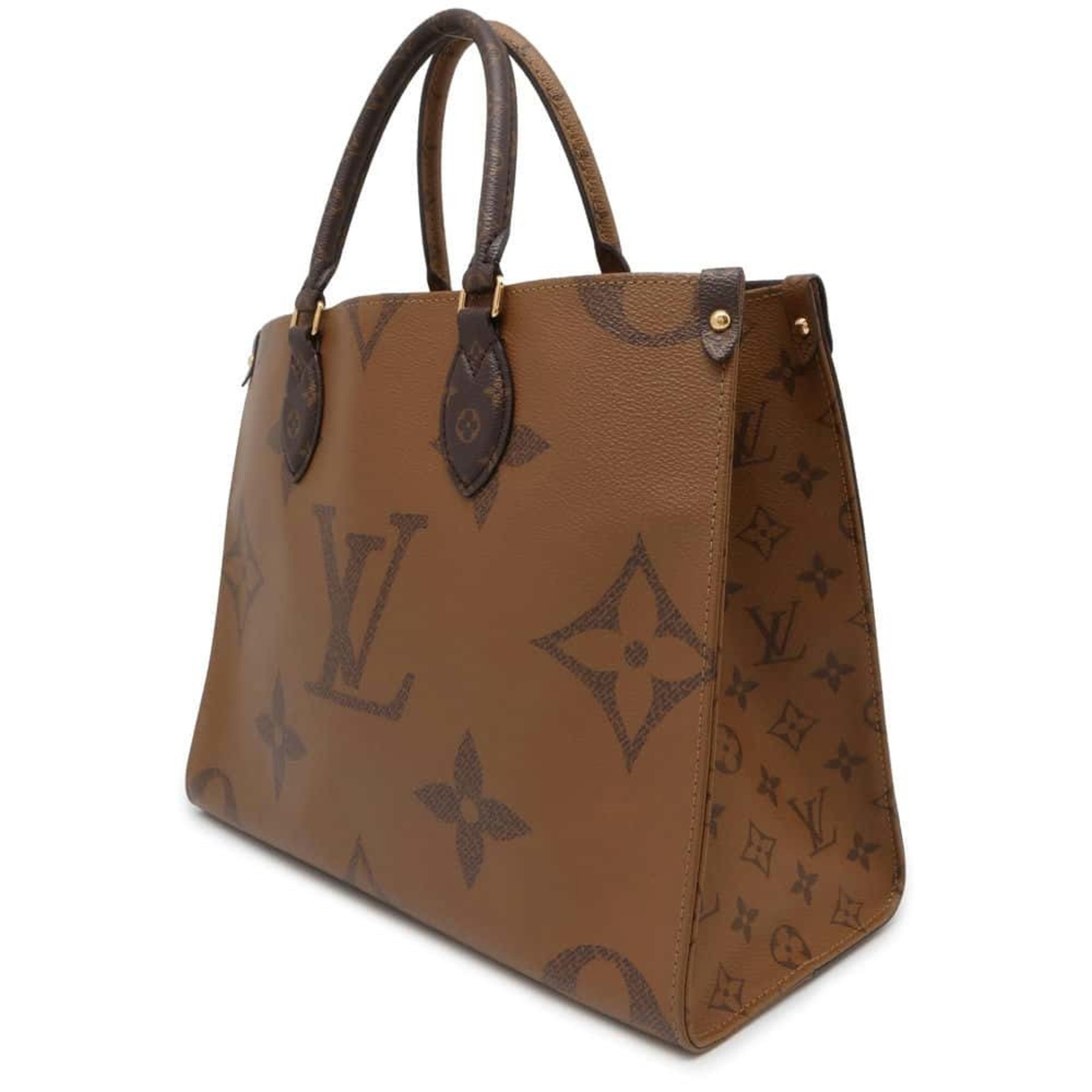 Louis Vuitton Tote Bag Monogram Reverse Giant On the Go MM M45321 2way Shoulder