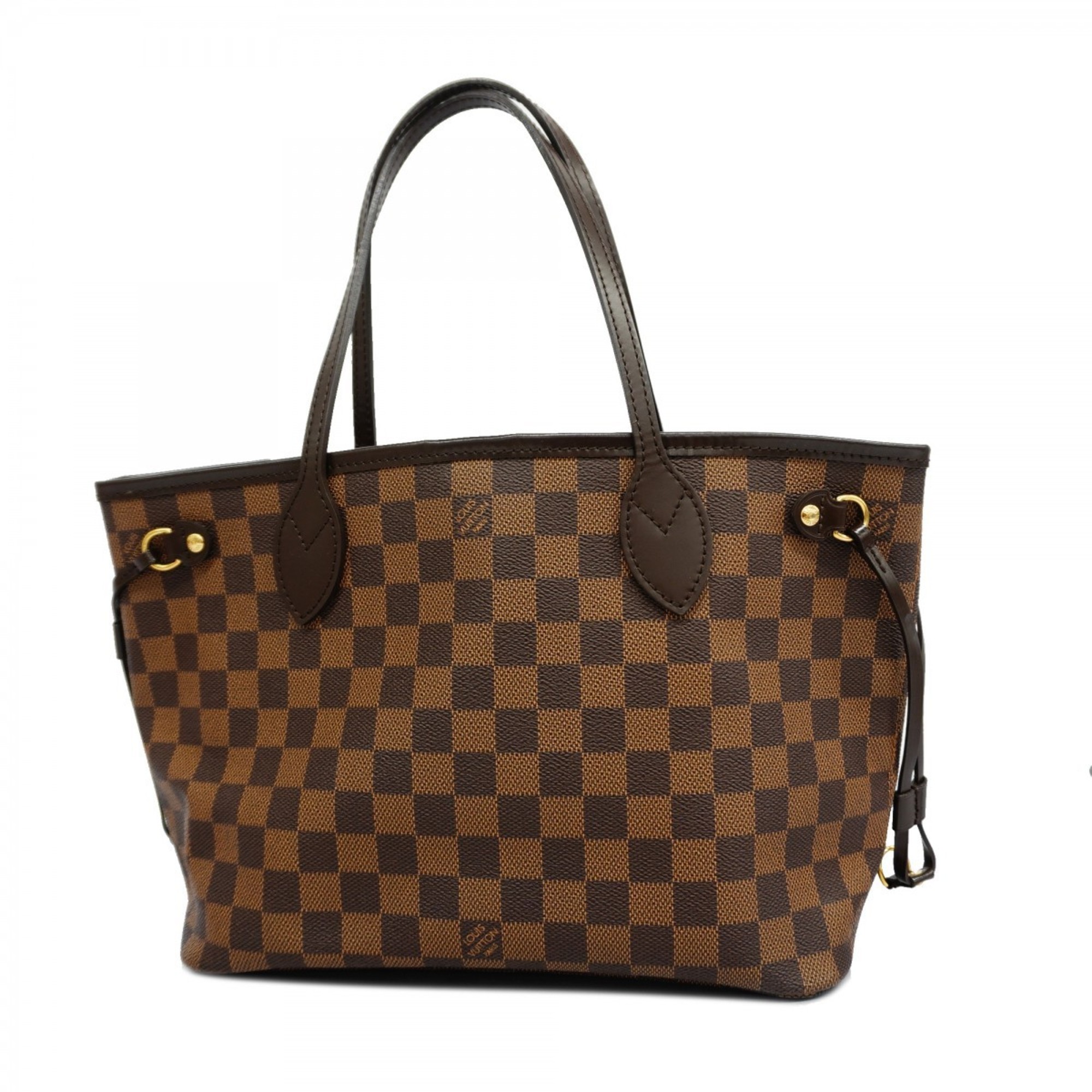 Louis Vuitton Tote Bag Damier Neverfull PM N51109 Ebene Women's