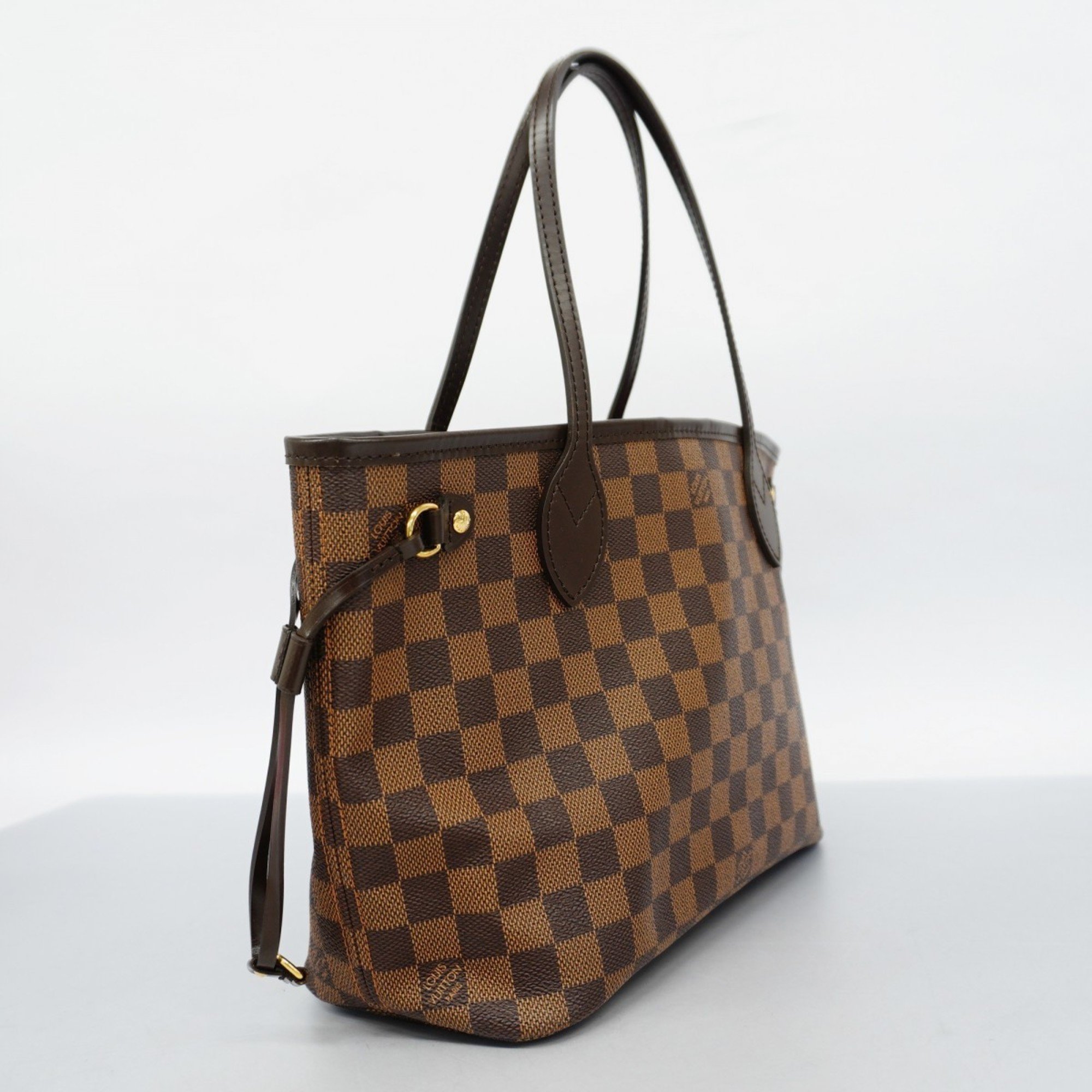 Louis Vuitton Tote Bag Damier Neverfull PM N51109 Ebene Women's