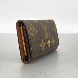 Louis Vuitton Key Case Monogram Multicle 4 M69517 Brown Men's Women's