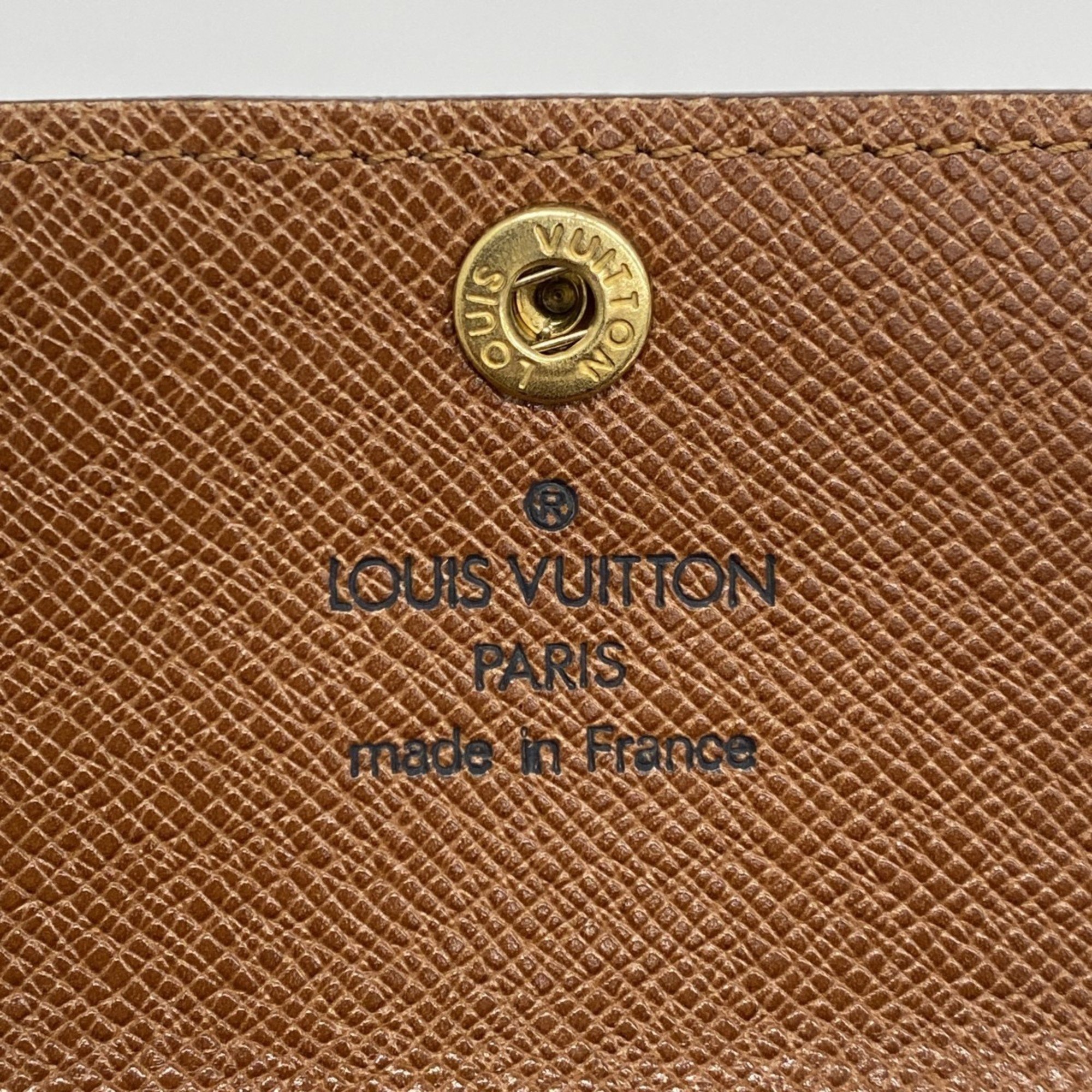 Louis Vuitton Key Case Monogram Multicle 4 M69517 Brown Men's Women's