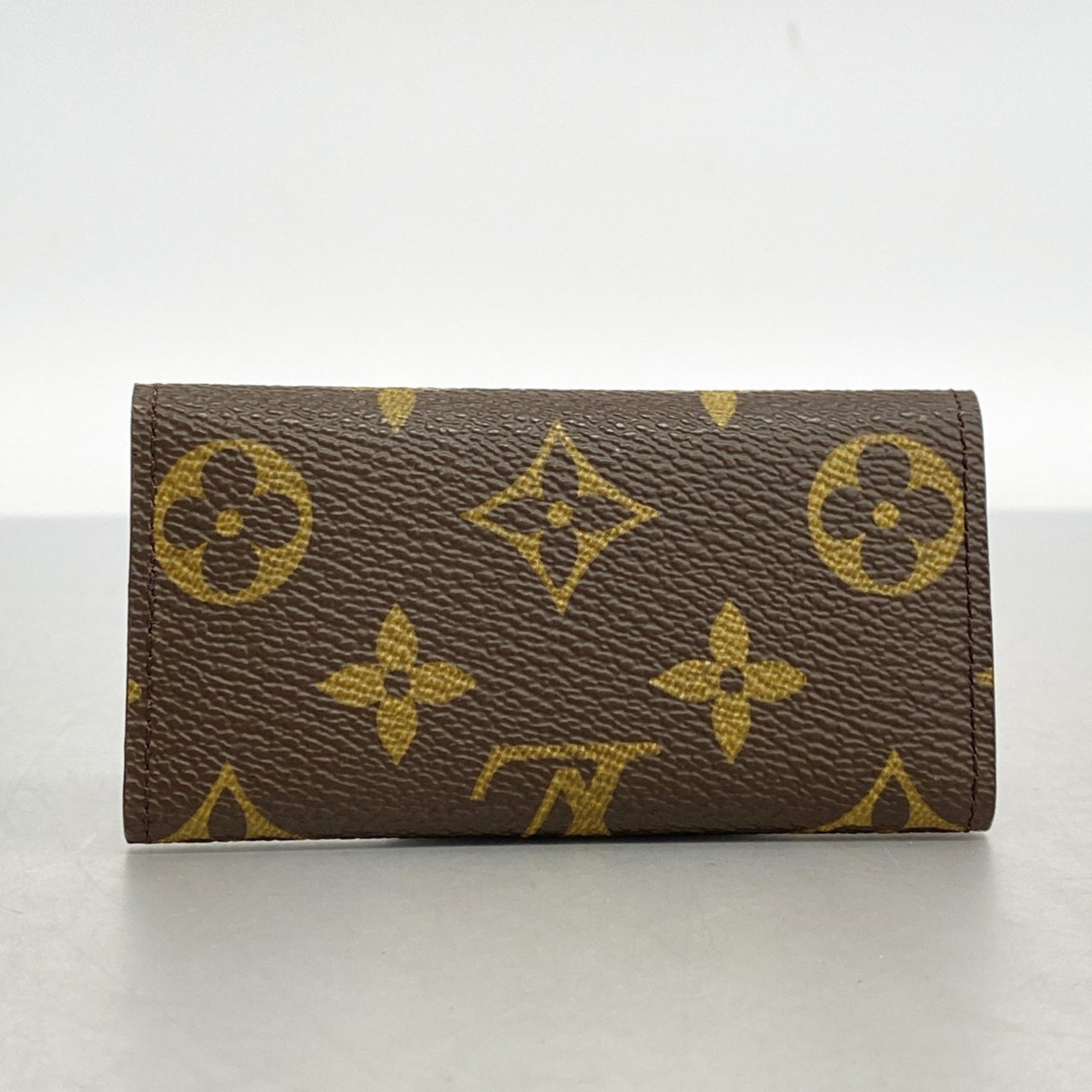 Louis Vuitton Key Case Monogram Multicle 4 M69517 Brown Men's Women's