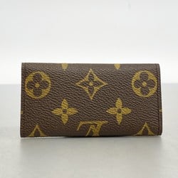 Louis Vuitton Key Case Monogram Multicle 4 M69517 Brown Men's Women's