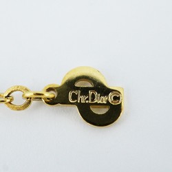 Christian Dior Necklace CD GP Plated Gold Ladies