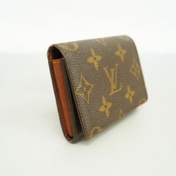 Louis Vuitton Business Card Holder Monogram Envelope Carte de Visite M63801 Brown Men's Women's