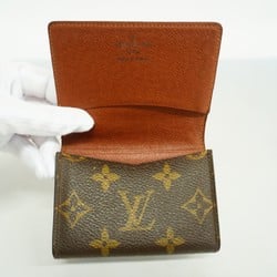 Louis Vuitton Business Card Holder Monogram Envelope Carte de Visite M63801 Brown Men's Women's