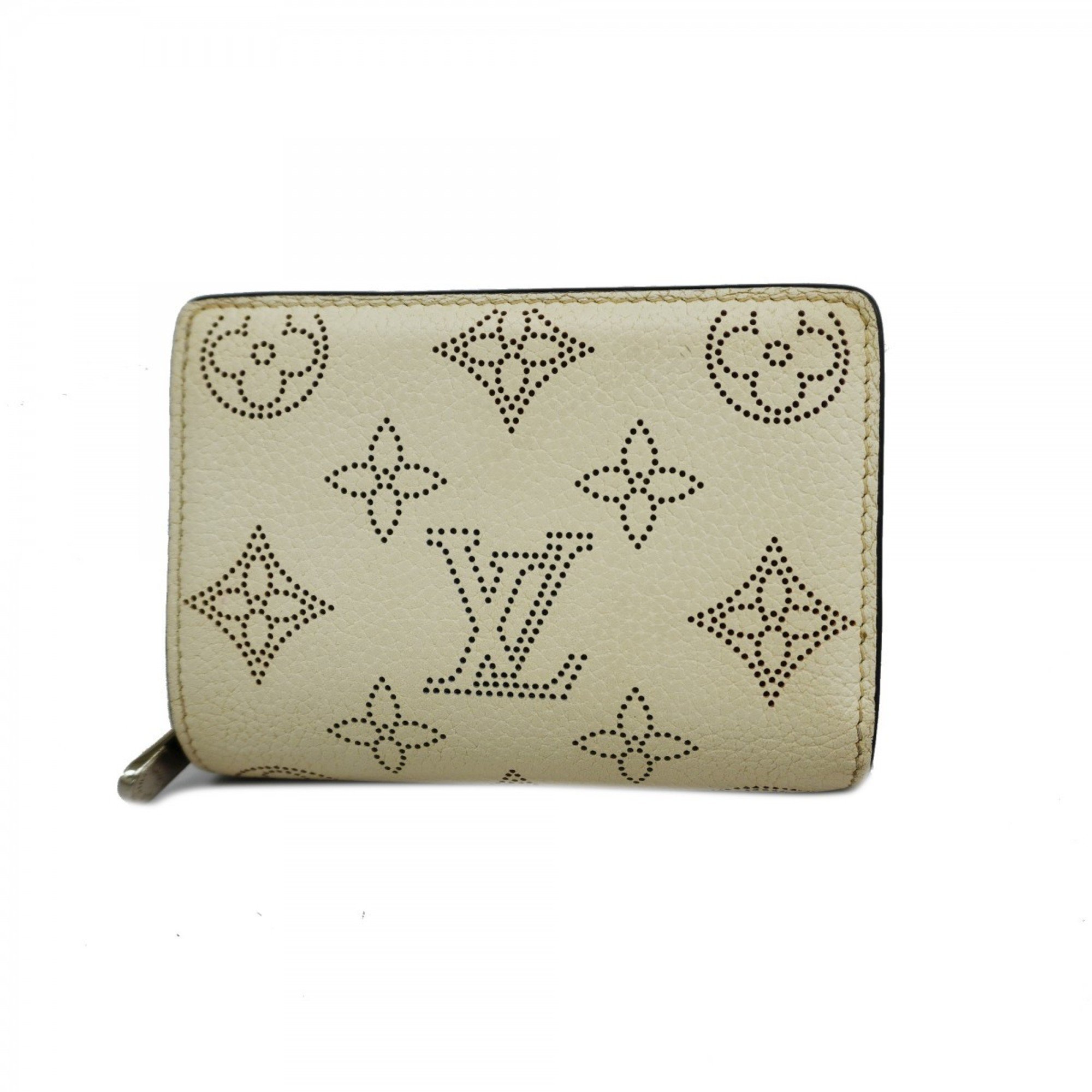 Louis Vuitton Wallet Mahina Portefeuille M80554 White Pink Ladies